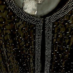Black evening jacket - beautifully beaded.
